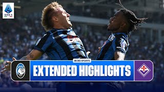 Atalanta vs Fiorentina Extended Highlights  Serie A  CBS Sports Golazo [upl. by Cookie]