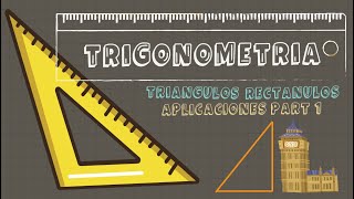 APLICACIONES de triangulas rectángulos [upl. by Colston247]