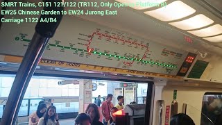 Only Open to Platform B SMRT Trains  KHI C151 121122 Chinese Garden → Jurong East [upl. by Branch]