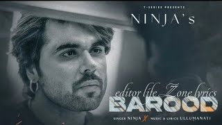 BAROOD 🫠 Ninja Latest Punjabi Songs 2024 Romantic Punjabi Song barood ninja [upl. by Marleah860]