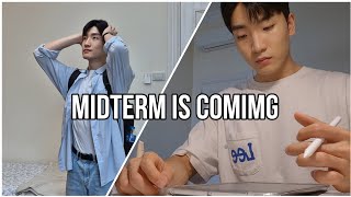 Preparation For Midterm Exam study vlog mental care mukbang [upl. by Armanda]