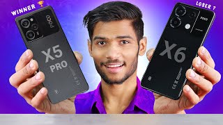 Poco X6 5G vs Poco X5 Pro Comparison Real Beast [upl. by Acirtap]