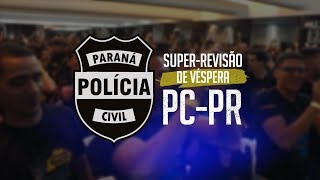 PC PR Vem aí a SuperRevisão de Véspera  AlfaCon [upl. by Ehgit]