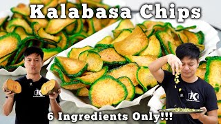 Kalabasa Chips Recipe  6 Ingredients Only [upl. by Linzy508]