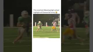 Texas QB Arch Manning Scrambling During Isidore Newman High School Game Goes Viral 😂 [upl. by Llerahs]