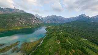 Almsee in Almtal Grünau  4k Timelapse and FPV [upl. by Anawak273]