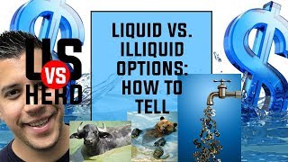 Liquid Vs Illiquid Options Trading How To Tell [upl. by Farrah]