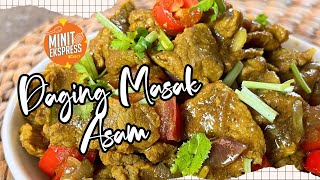 Daging Masak Asam Resipi Mudah amp Enak Tak Terkata [upl. by Edya]