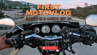 FIRST MOTOVLOG GOPRO amp CARDO SET UP FOR THE ULTIMATE RIDE EXPERIENCE [upl. by Terti712]