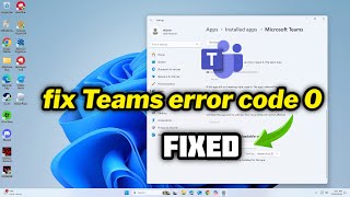 FIXED Teams error code 0 in Windows 1011 [upl. by Atihana582]