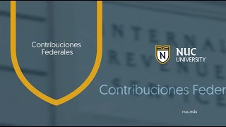 Contribuciones Federales [upl. by Tessler]