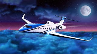 Airplane White Noise For Sleeping  Fly Off on a Private Jet [upl. by Iidnarb4]