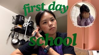 GRWM FOR MY LAST FIRST DAY OF SCHOOL🎀 [upl. by Iey]