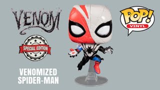 Venomized SpiderMan Funko Pop Vinyl Marvel Venom Special Edition Exclusive [upl. by Swetiana]