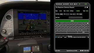 SayIntentionsAI  CPDLC Quick HowTo  AI Services for Flight Simulation [upl. by Ehtylb672]