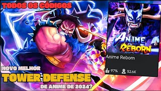 MELHOR TOWER DEFENSE DE 2024  ANIME REBORN [upl. by Oniger]