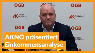 AKNÖ präsentiert Einkommensanalyse [upl. by Gallager]