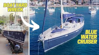 54ft SailBoat REFIT FULL DOCUMENTARY [upl. by Tortosa]