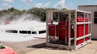 CAFS Compressed Air Foam Heliport Fire Fighting Unit SelfContained 450 Gallon [upl. by Hastie]