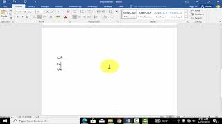 How to insert a subscript in word shortcut [upl. by Filomena287]