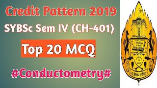 Important MCQ of Conductometry SYBScCredit Pattern 2019 Sem IV Top 20 MCQ on Conductometry [upl. by Valencia]