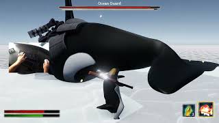 The Penguin Game 2 Lies Of Penguin HARDCORE Armored Orca Boss [upl. by Tawsha]