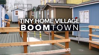 Seattles tiny home villages pose as a potential solution to Spokanes homeless crisis [upl. by Aenit822]