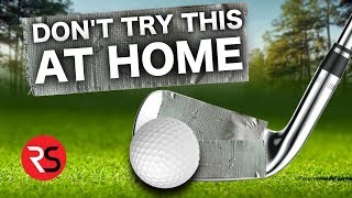 I covered up my golf clubs groovesDONT TRY THIS AT HOME [upl. by Elayne]