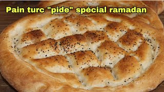 🍎❤️ SPÉCIALITÉ TURQUE SALÉE  PIDE PAIN TURC SPÉCIAL RAMADAN [upl. by Pejsach]