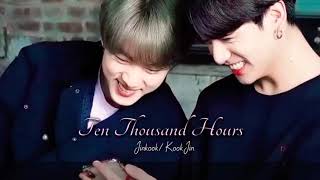 Jinkook Kookjin  10000 hours  Jungkook cover [upl. by Linet]