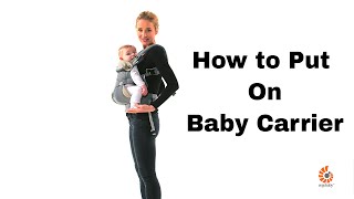 How Do I Put on 360 Baby Carrier  Ergobaby [upl. by Bergess]