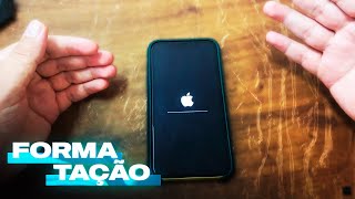 Como formatar o iPhone 11  Hard Reset [upl. by Gnilrets743]