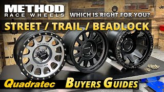 Method Race Wheels Buyers Guide Street Series Trail Series amp Beadlock Wheels [upl. by Coady]