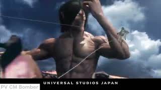 Japan TV Commercial 2020 USJ Universal Studio Japan Shingeki no Kyojin [upl. by Aitnic490]