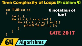 Time Complexity of Loops Solved Problem 4 [upl. by Meridith]