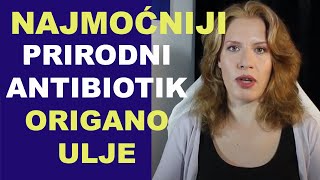 Origano ulje  moćan prirodni antibiotik  dr Bojana Mandić [upl. by Enelegna]