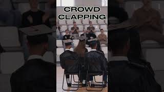 CROWD CLAPPING SOUND EFFECT Shorts [upl. by Ihp]