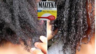 Jassouplis mes cheveux avec la fameuse MAÏZENA TEST Cheveux crépus [upl. by Sindee100]