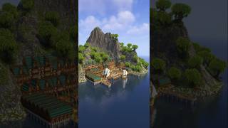 Minecraft Medieval Harbor Build Timelapse 🤯 [upl. by Benildas]