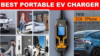 Top 5 Best Portable EV Charger in 2024 [upl. by Ahsikit]