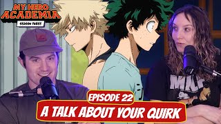 DEKU BAKUGO SHOWDOWN  My Hero Academia Season 3 Wife Reaction  Ep 22 quotA Talk About Your Quirk” [upl. by Midge]