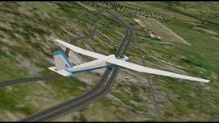 GLIDER WA22 WASSMER XPLANEV10 LMM [upl. by Aisela639]