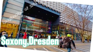 Germany 🇩🇪 saxony  Dresden a beautiful city of sachsen and its shopping centre in main city centre [upl. by Cirre]