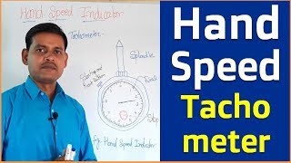 Hand Speed Tachometer or Hand Speed Indicator explain in Hindi [upl. by Eveivaneg]