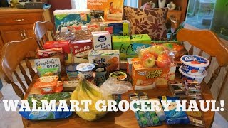 Walmart Grocery Haul [upl. by Oona]