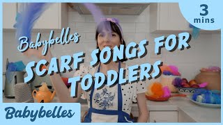 Scarf Songs for Toddlers  3 Little Fishies amp The Wind Blew East  Babybelles Music [upl. by Secilu]