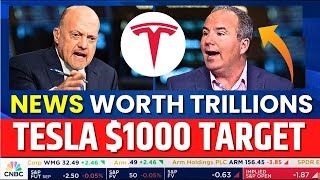 Tesla 1000 Target By Crazy Analyst TSLA Stock News [upl. by Ewer]