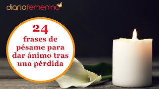 24 aliviadoras frases para dar el pésame sentidos mensajes de condolencia 🕯 [upl. by Granny]