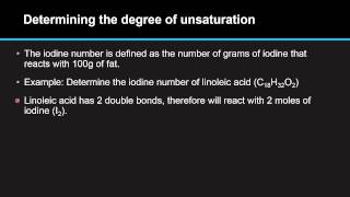 B45 Define the term iodine number [upl. by Siurad361]