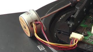 Unipolar stepper motor rewinding to fix short circuit [upl. by Naerb]